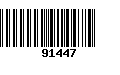 Código de Barras 91447