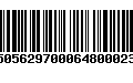 Código de Barras 9150562970006480002398