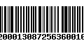 Código de Barras 92000130872563600100