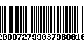 Código de Barras 92000727990379800109