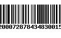 Código de Barras 92000728784348300159
