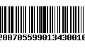 Código de Barras 92007055990134300109