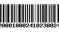 Código de Barras 92008100024102300249