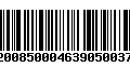 Código de Barras 92008500046390500379