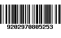 Código de Barras 9202970805253