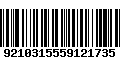 Código de Barras 9210315559121735