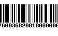 Código de Barras 9215376003682081800000000268