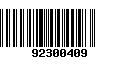 Código de Barras 92300409