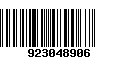 Código de Barras 923048906