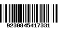 Código de Barras 9230845417331