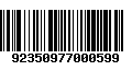 Código de Barras 92350977000599