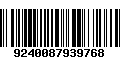 Código de Barras 9240087939768