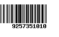 Código de Barras 9257351010