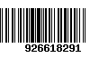 Código de Barras 926618291