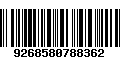 Código de Barras 9268580788362