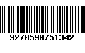 Código de Barras 9270590751342