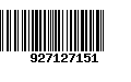 Código de Barras 927127151