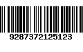 Código de Barras 9287372125123