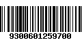 Código de Barras 9300601259700