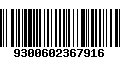 Código de Barras 9300602367916