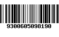 Código de Barras 9300605098190