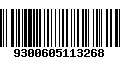 Código de Barras 9300605113268