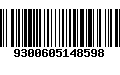 Código de Barras 9300605148598