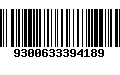 Código de Barras 9300633394189