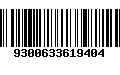 Código de Barras 9300633619404