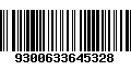 Código de Barras 9300633645328