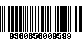 Código de Barras 9300650000599