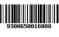 Código de Barras 9300650016088