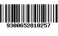 Código de Barras 9300652810257