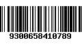 Código de Barras 9300658410789