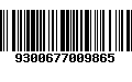 Código de Barras 9300677009865