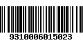 Código de Barras 9310006015023