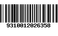 Código de Barras 9310012026358