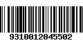 Código de Barras 9310012045502