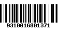 Código de Barras 9310016801371