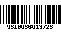 Código de Barras 9310036013723