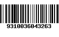 Código de Barras 9310036043263