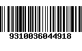 Código de Barras 9310036044918