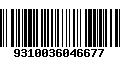 Código de Barras 9310036046677