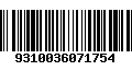 Código de Barras 9310036071754