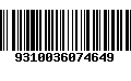 Código de Barras 9310036074649