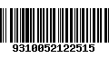 Código de Barras 9310052122515