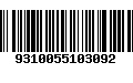 Código de Barras 9310055103092