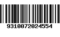 Código de Barras 9310072024554