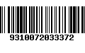 Código de Barras 9310072033372