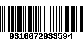 Código de Barras 9310072033594